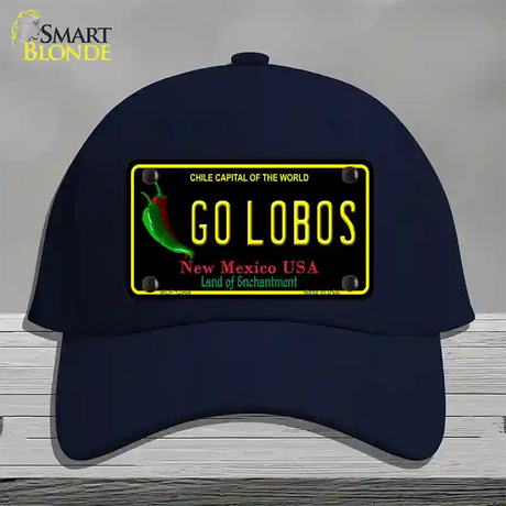 Go Lobos Novelty License Plate Hat Cotton / Navy