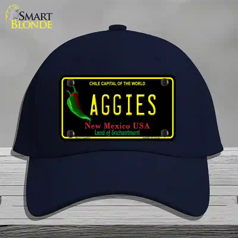 Aggies Novelty License Plate Hat Cotton / Navy