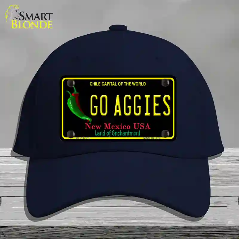 Go Aggies Novelty License Plate Hat Cotton / Navy