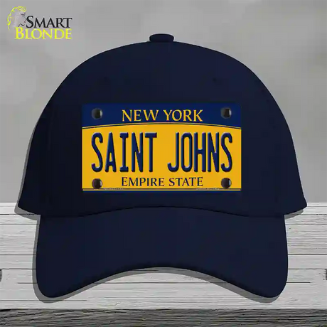 Saint Johns Novelty License Plate Hat Cotton / Navy