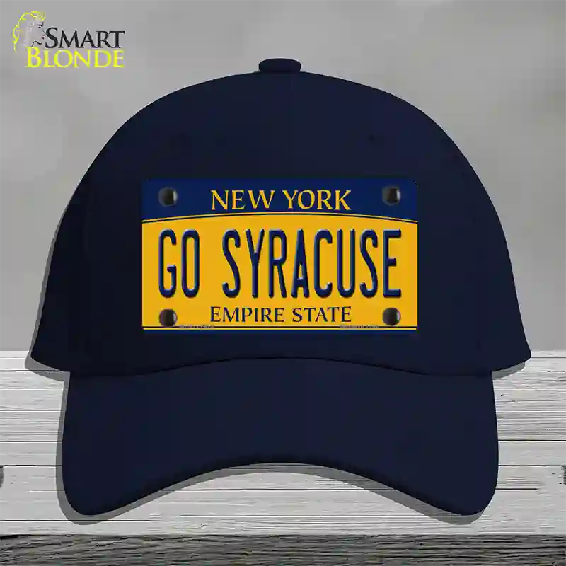 Go Syracuse Novelty License Plate Hat Cotton / Navy