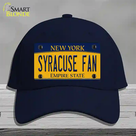 Syracuse Fan Novelty License Plate Hat Cotton / Navy