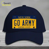 Go Army Novelty License Plate Hat Cotton / Navy