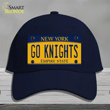 Go Black Knights Novelty License Plate Hat Cotton / Navy