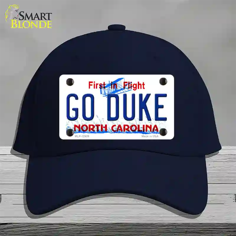 Go Duke Novelty License Plate Hat Cotton / Navy