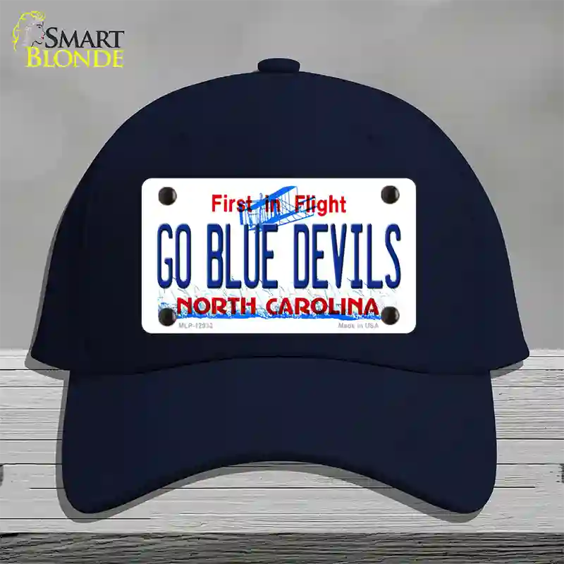 Go Blue Devils Novelty License Plate Hat Cotton / Navy