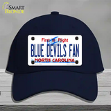 Blue Devils Fan Novelty License Plate Hat Cotton / Navy