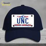 Univ North Carolina Novelty License Plate Hat Cotton / Navy