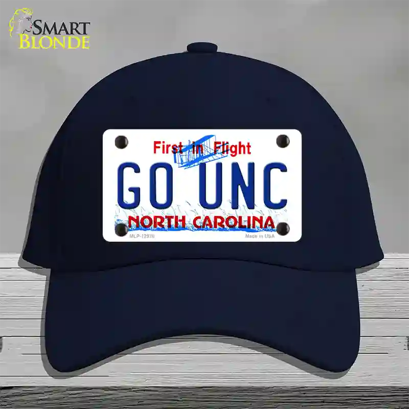 Go Univ North Carolina Novelty License Plate Hat Cotton / Navy