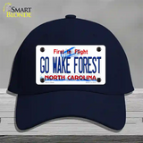 Go Wake Forest Novelty License Plate Hat Cotton / Navy