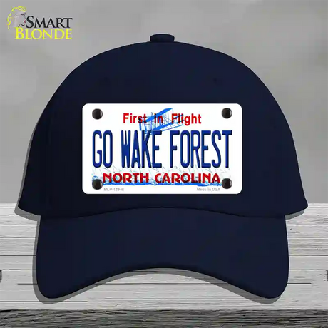 Go Wake Forest Novelty License Plate Hat Cotton / Navy