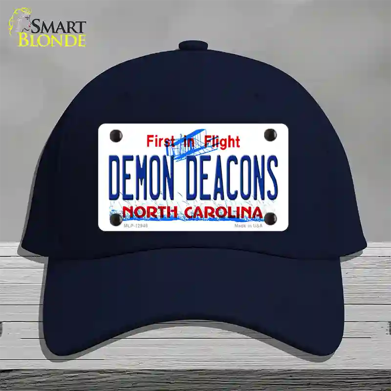 Demon Deacons Novelty License Plate Hat Cotton / Navy