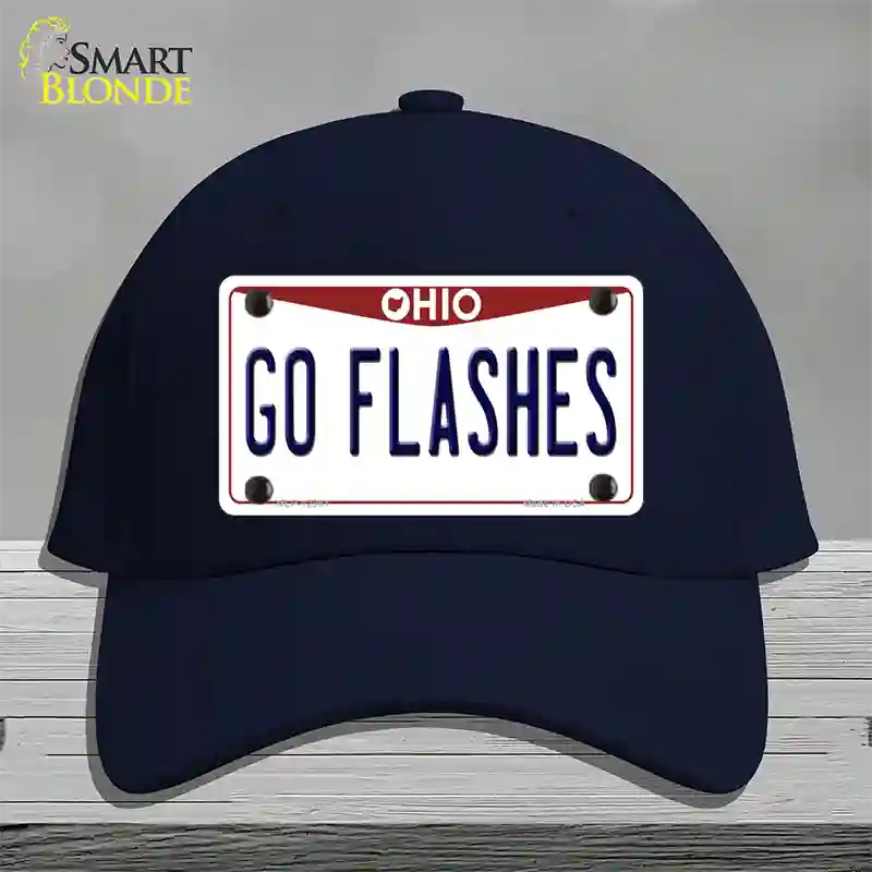 Go Flashes Novelty License Plate Hat Cotton / Navy