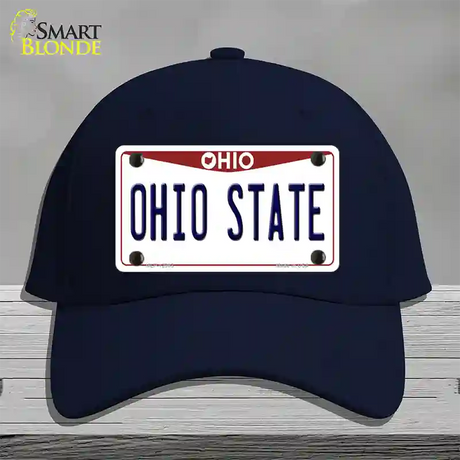 Ohio State Univ Novelty License Plate Hat Cotton / Navy