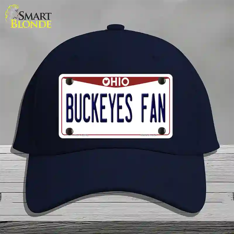 Buckeyes Fan Novelty License Plate Hat Cotton / Navy