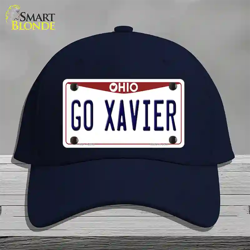 Go Xavier Novelty License Plate Hat Cotton / Navy