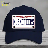 Musketeers Novelty License Plate Hat Cotton / Navy