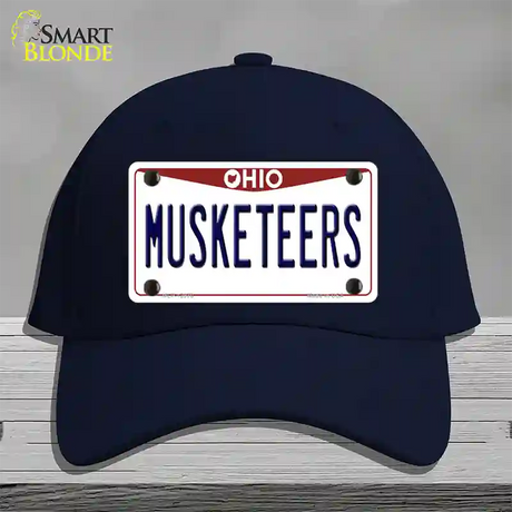 Musketeers Novelty License Plate Hat Cotton / Navy