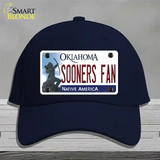 Sooners Fan Novelty License Plate Hat Cotton / Navy