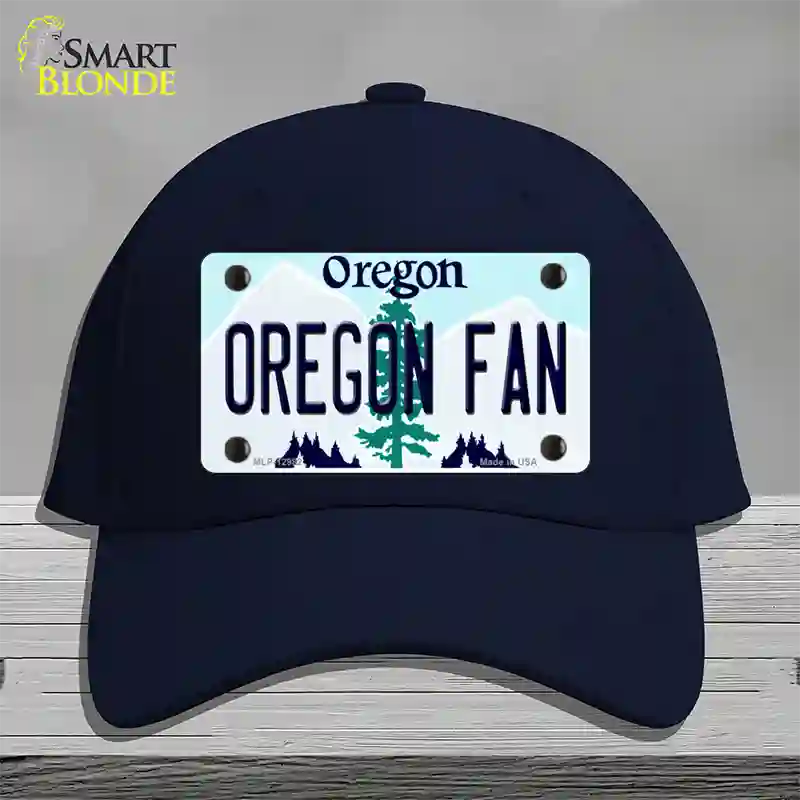 Oregon Fan Novelty License Plate Hat Cotton / Navy