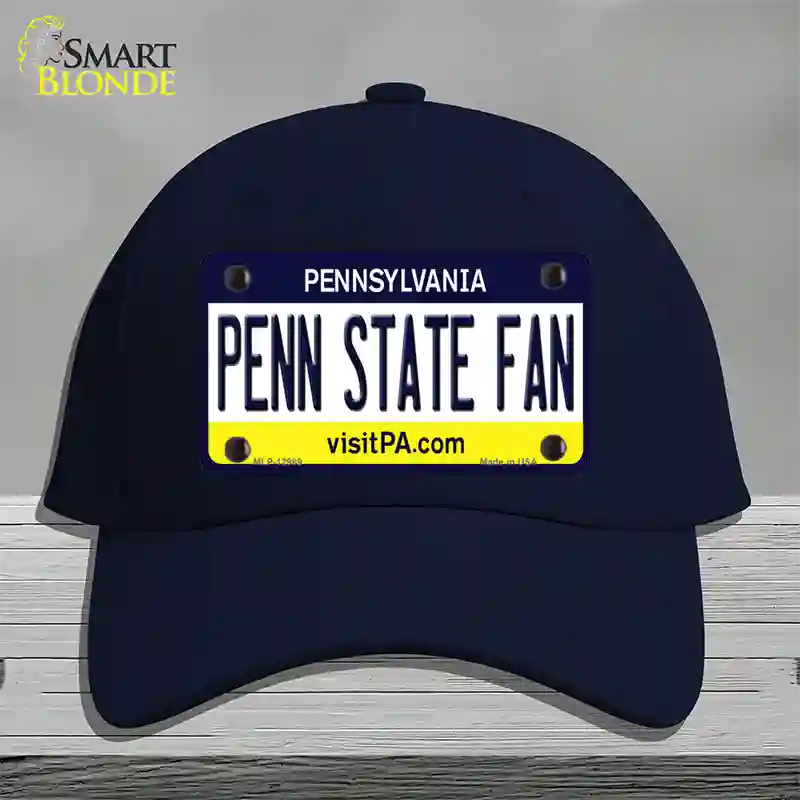 Penn State Fan Novelty License Plate Hat Cotton / Navy