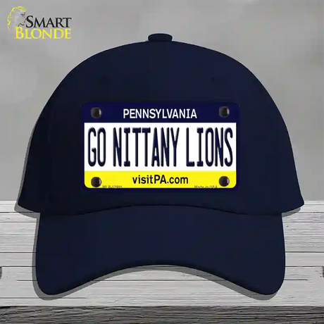 Go Nittany Lions Novelty License Plate Hat Cotton / Navy