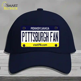 Pittsburgh Fan Novelty License Plate Hat Cotton / Navy