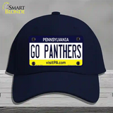 Go Panthers Novelty License Plate Hat Cotton / Navy