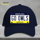 Go Owls Novelty License Plate Hat Cotton / Navy