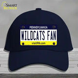 Wildcats Fan Pennsylvania Novelty License Plate Hat Cotton / Navy