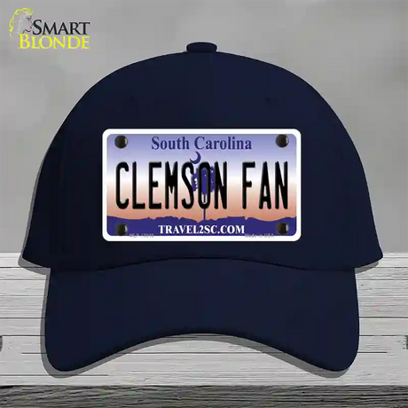 Clemson Fan Novelty License Plate Hat Cotton / Navy