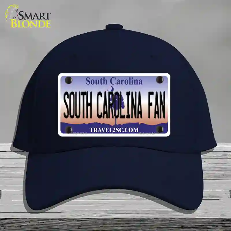 South Carolina Fan Novelty License Plate Hat Cotton / Navy