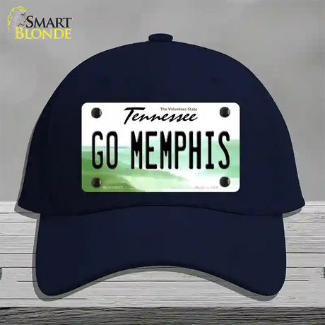 Go Memphis Novelty License Plate Hat Cotton / Navy