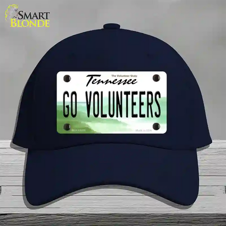 Go Volunteers Novelty License Plate Hat Cotton / Navy