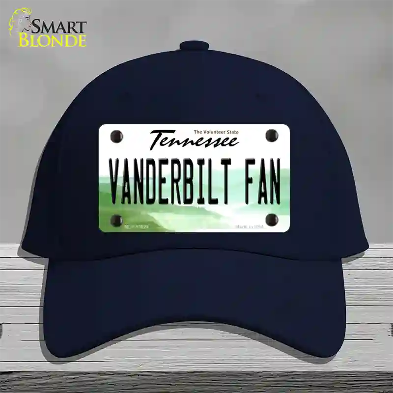 Vanderbilt Fan Novelty License Plate Hat Cotton / Navy