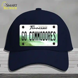 Go Commodores Novelty License Plate Hat Cotton / Navy