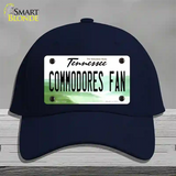 Commodores Fan Novelty License Plate Hat Cotton / Navy