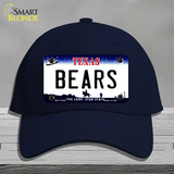 Bears Novelty License Plate Hat Cotton / Navy