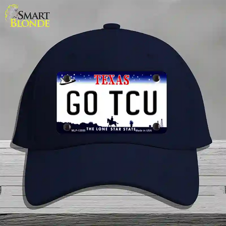 Go TCU Novelty License Plate Hat Cotton / Navy