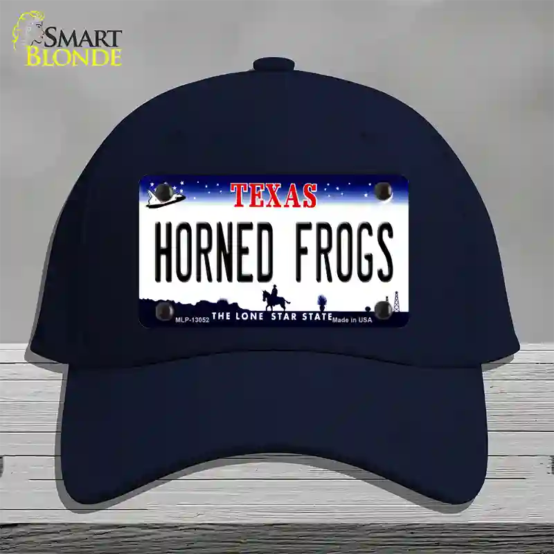 Horned Frogs Novelty License Plate Hat Cotton / Navy