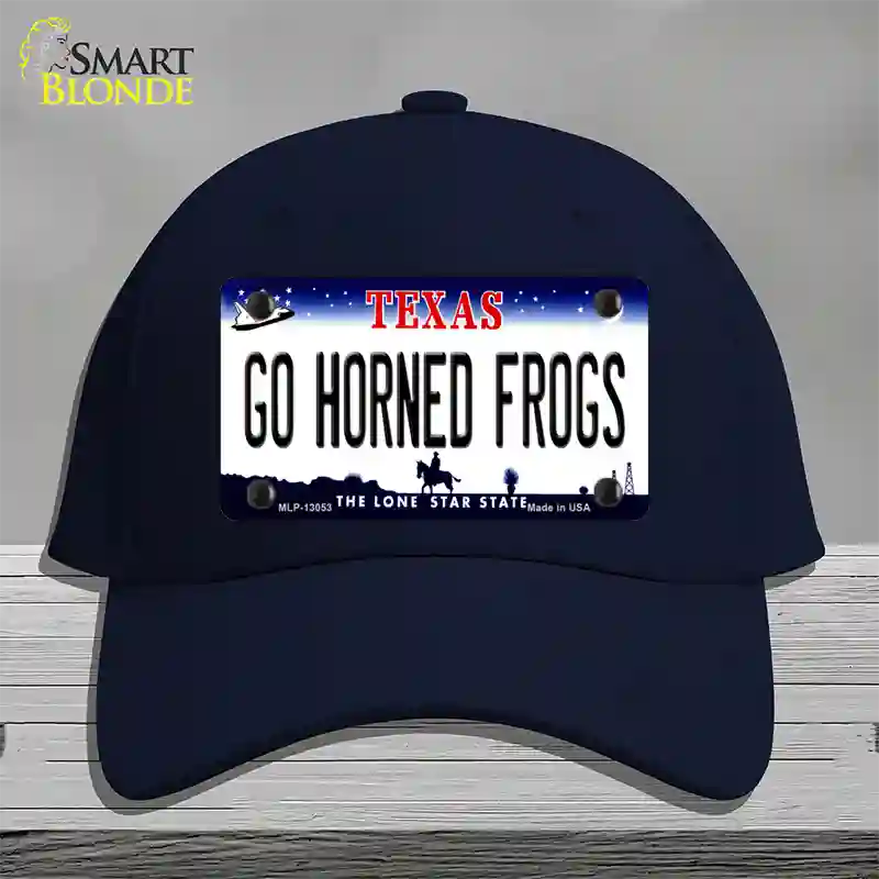 Go Horned Frogs Novelty License Plate Hat Cotton / Navy