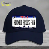 Horned Frogs Fan Novelty License Plate Hat Cotton / Navy