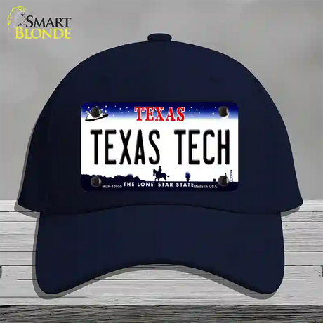 Texas Tech Novelty License Plate Hat Cotton / Navy