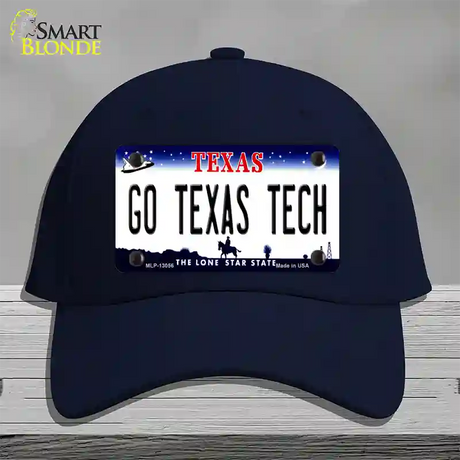 Go Texas Tech Novelty License Plate Hat Cotton / Navy