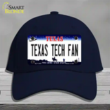 Texas Tech Fan Novelty License Plate Hat Cotton / Navy