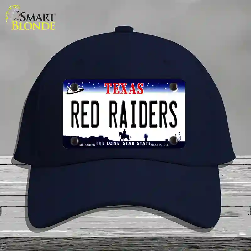 Red Raiders Novelty License Plate Hat Cotton / Navy