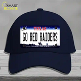 Go Red Raiders Novelty License Plate Hat Cotton / Navy