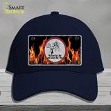 Find Hot Leave Wet Firefighter Novelty License Plate Hat Cotton / Navy