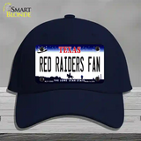 Red Raiders Fan Novelty License Plate Hat Cotton / Navy