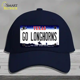 Go Longhorns Novelty License Plate Hat Cotton / Navy